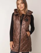 swest Vestă fără mâneci cu două fețe matlasată și cu glugă pe cealaltă parte animal print Estefana Maro