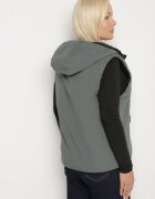 swest Vestă Verde Reversibilă cu Glugă Decorată cu Cusături Matlasate Tuliona