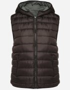 swest Vestă Verde Reversibilă cu Glugă Decorată cu Cusături Matlasate Tuliona