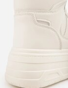 swin shoes Ghete de zăpadă cu șireturi în stil sneakers pe platformă Lennara Bej