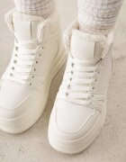 swin shoes Ghete de zăpadă în stil sneakers pe talpă groasă Fiasha Bej