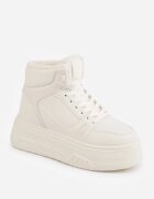 swin shoes Ghete de zăpadă în stil sneakers pe talpă groasă Fiasha Bej