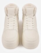 swin shoes Ghete de zăpadă în stil sneakers pe talpă groasă Fiasha Bej