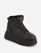swin shoes Ghete de zăpadă în stil sneakers pe talpă groasă Fiasha Negre