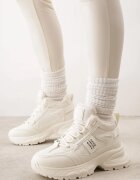 swin shoes Sneakers pe talpă groasă cu inscripții Lennala Bej