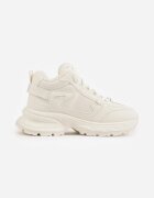 swin shoes Sneakers pe talpă groasă cu inscripții Lennala Bej