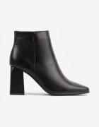szixth june Botine Negre cu Toc în Stil Clasic Lannevra