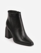 szixth june Botine Negre cu Toc în Stil Clasic Lannevra