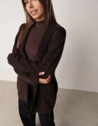 tandem Cardigan fără închidere cu buzunare fără șireturi și adaos de cașmir Morcos Maro