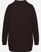 tandem Cardigan fără închidere cu buzunare fără șireturi și adaos de cașmir Morcos Maro