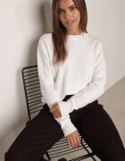 tandem Pulover clasic cu croială dreaptă și decolteu rotund Milor Alb
