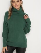 tandem Pulover pe gât Verde închis