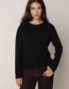 tandem Pulover simplu cu croială clasică și decolteu rotund Naimasa Negru