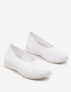  Tenisi Albi slip-on cu perforație delicată Firsedi
