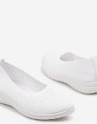  Tenisi Albi slip-on cu perforație delicată Firsedi