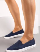  Tenisi bleumarin cu carâmb elastic slip-on Zairena