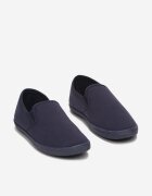  Teniși bleumarin din material textil cu talpă plată Ediany