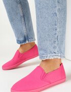  Tenisi fucsia din material textil cu talpă plată Ediany