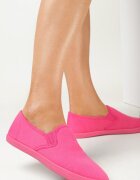  Tenisi fucsia din material textil cu talpă plată Ediany