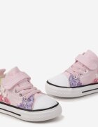  Tenisi Roz cu închidere velcro cu Fluturi Decorativi Niottea