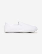  Tenisi slip-on albi din material textil Kalaiya