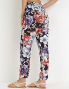 tiramisu Pantaloni Bleumarin cu Imprimeu Floral cu Picioare Drepte Lelene