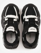 tom.m Adidași Negri cu branț din piele și model geometric Karella