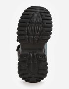 tom.m Adidași sport negri cu velcro stil Chunky cu branț din piele Doreama