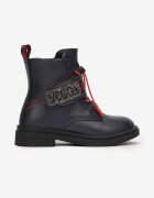 tom.m Botine bleumarin cu velcro Diomeope