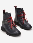 tom.m Botine bleumarin cu velcro Diomeope
