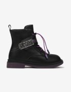 tom.m Botine Negru-Violet Diomeope