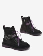 tom.m Botine Negru-Violet Diomeope