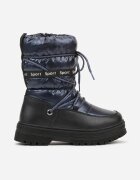 tom.m Ghete de zăpadă Bleumarin Matlasate cu Legare Originală Zetilde