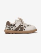 tom.m Încălțăminte Bej Sport Sneakers Tip Tenis cu Branț de Piele Hottane
