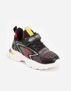 tom.m Pantofi Sport Negru-Roșu Adidași cu Talpă Ușoară și Branț din Piele Corranella