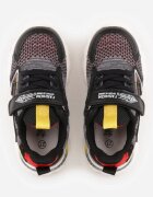 tom.m Pantofi Sport Negru-Roșu Adidași cu Talpă Ușoară și Branț din Piele Corranella