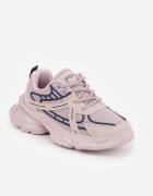 tom.m Sneakers Roz cu Branț din Piele și Model Geometric Karella