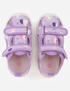 tom.m Tenisi Mov cu Branț de Piele Decupaje cu Curcubeu 3D și Luminițe LED Nedria