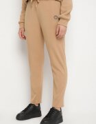 tp collection Pantaloni Bej de Trening cu Decorație pe Lateral Rialane