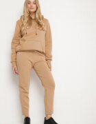 tp collection Pantaloni Bej de Trening cu Decorație pe Lateral Rialane