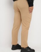 tp collection Pantaloni joggeri de trening bej cu talie înaltă și inscripții Lerithelle
