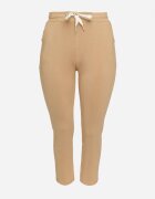 tp collection Pantaloni joggeri de trening bej cu talie înaltă și inscripții Lerithelle