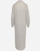 tricot station Cardigan Gri Lung până la glezne cu elastic la mâneci Stevea