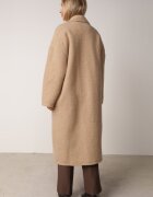 tricot station Palton Bej Oversize Cu un rând de nasturi Gardalena