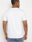  Tricou Alb Clasic din Bumbac cu Imprimeu Mare Gunelia
