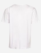 Tricou Alb Clasic din Bumbac cu Imprimeu Mare Gunelia