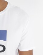  Tricou alb cu mânecă scurtă și imprimeu Evelon