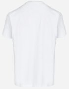  Tricou alb cu mânecă scurtă și imprimeu Evelon