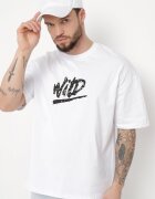 Tricou Alb de Bumbac cu Imprimeu Anfria