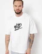  Tricou Alb de Bumbac cu Imprimeu Anfria